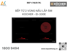 Bếp điện từ 2 vùng nấu Kocher EI-330E - Nhập khẩu Hàn Quốc